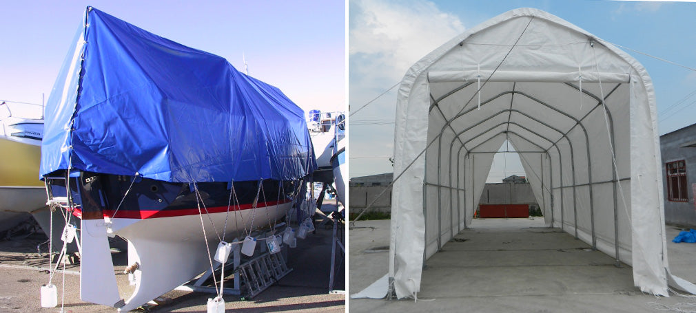 Overdækning til båd