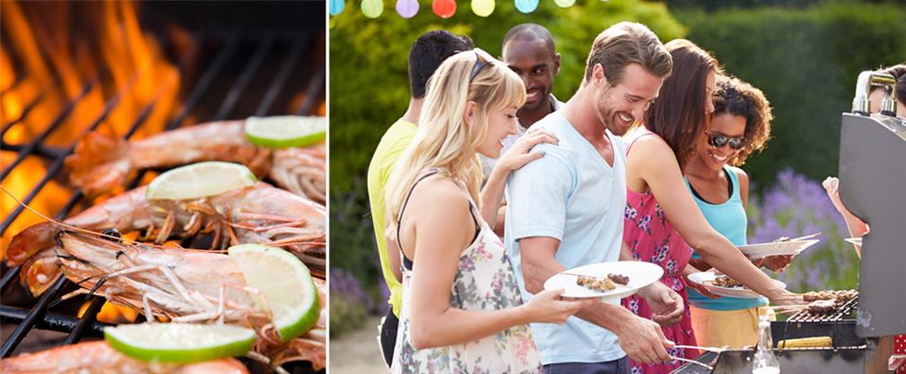 En grill betyder lækre måltider på terrassen