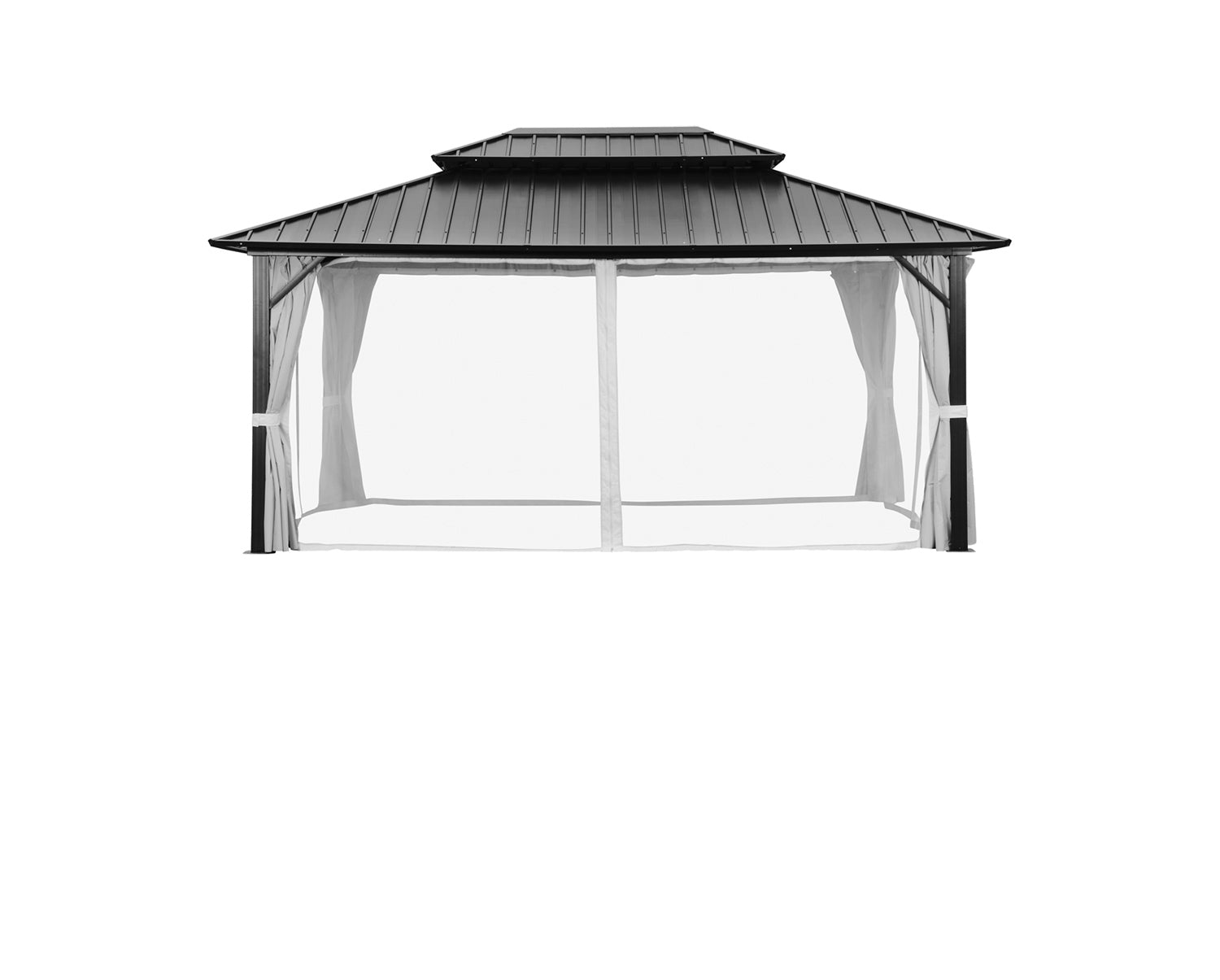 Havepavilloner med polycarbonattag