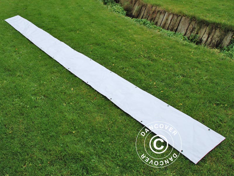 Tagrende 6m PVC til Partytelte