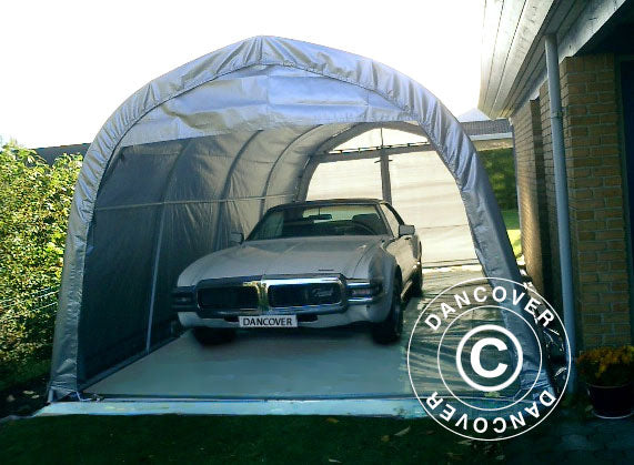 Presenning, garagetelt underlag 2,8x5,2m PVC, Grå