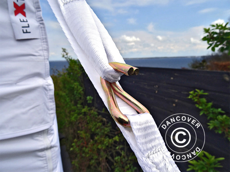 Safetypack 4 (jordspyd 100cm & stormstropper), Hvid