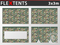 Sidevægge til Foldetelt FleXtents 3x3m, Camouflage
