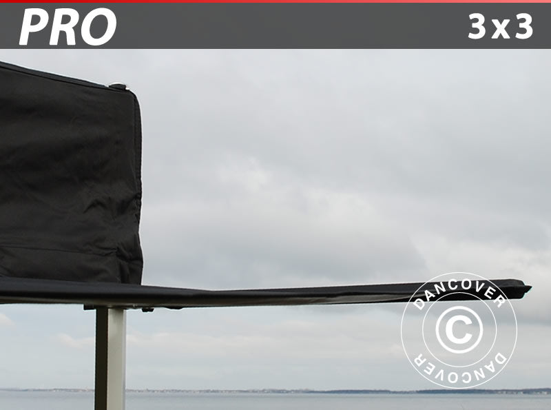 FleXtents PRO 3m udhæng, Sort m/beslag