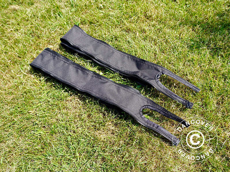 Samlestykke til FleXtents® PRO foldetelt 4m serien, Sort, 2 stk.