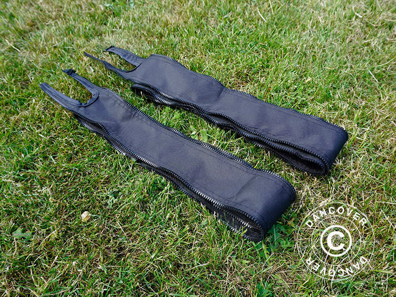 Samlestykke til FleXtents® PRO foldetelt 4m serien, Sort, 2 stk.