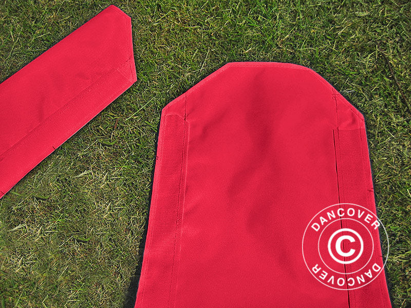 Tagrende 4m, Rød, til FleXtents