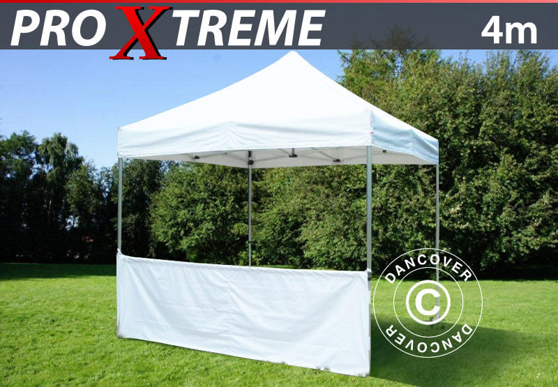 Halvvæg til FleXtents PRO Xtreme, 4m, Hvid
