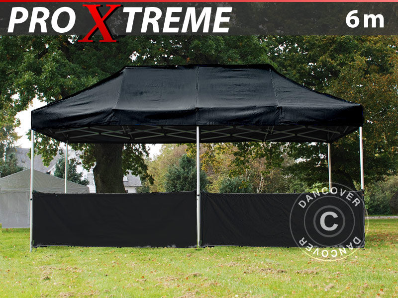 Halvvæg til FleXtents PRO Xtreme, 6m, Sort
