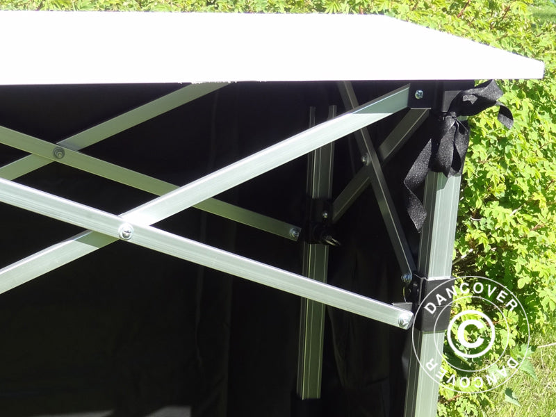 Sidepanel til FleXtents PRO foldedisk, 3m, Sort