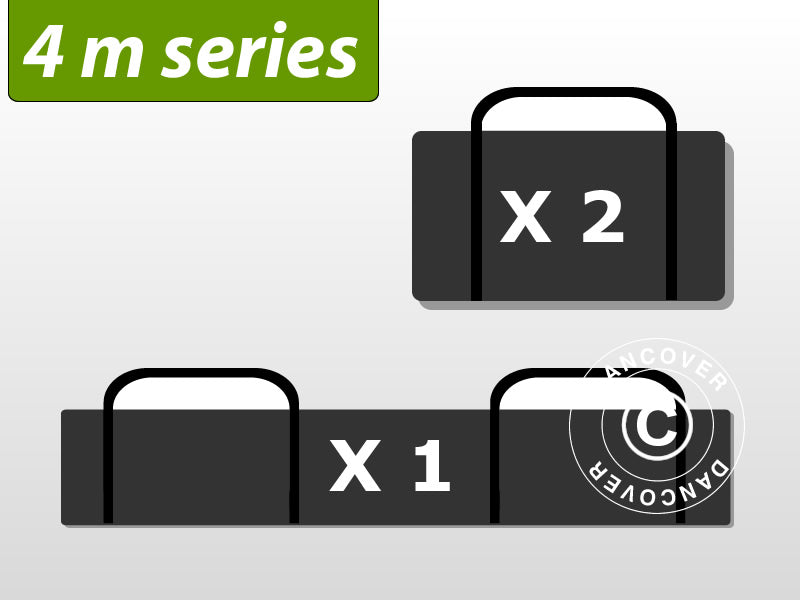 Opbevaringstaske pakke, festtelt 4 meter serien