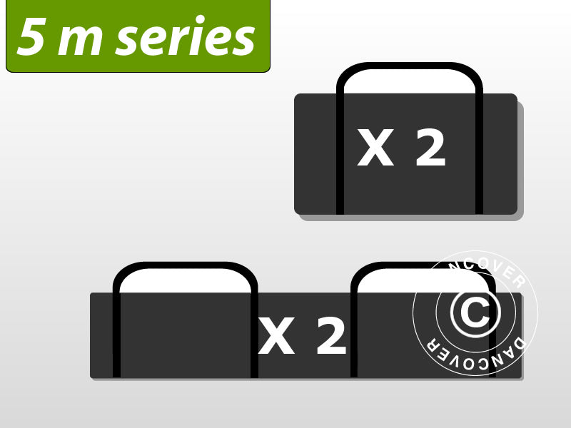 Opbevaringstaske pakke, festtelt 5 meter serien