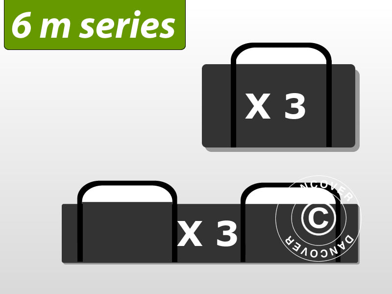 Opbevaringstaske pakke, festtelt 6 meter serien