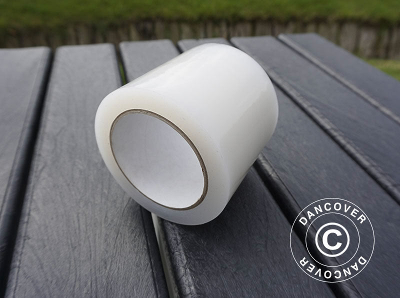Reparationstape til polytunnel drivhuse, 10m, Transparent