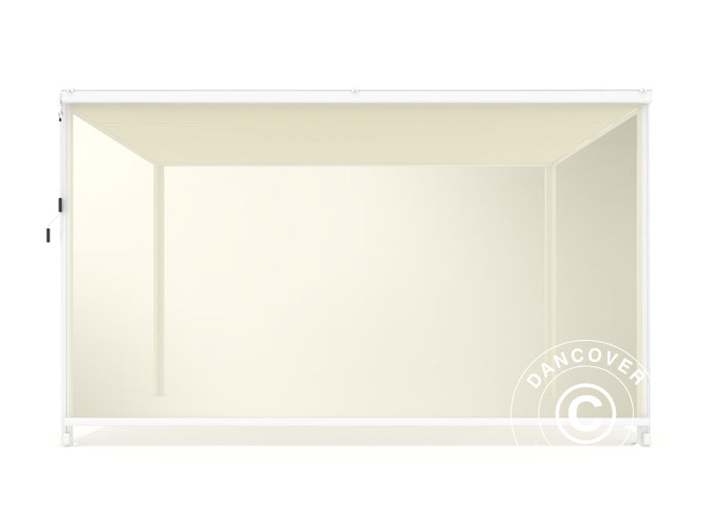 Sidevæg til pergola pavillon San Fernando, 3m, Beige