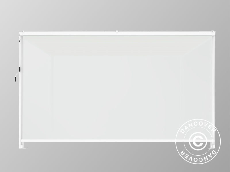 Sidevæg til pergola pavillon San Fernando, 3m, Hvid