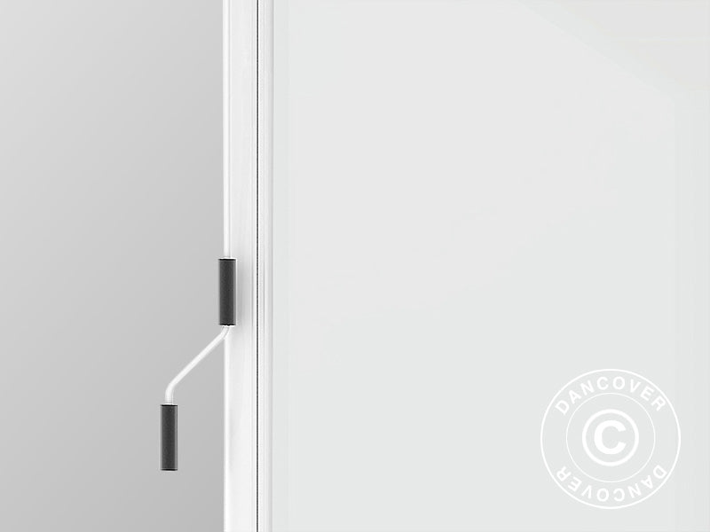 Sidevæg til pergola pavillon San Fernando, 3m, Hvid