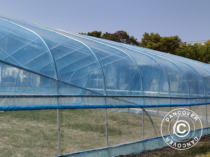 Polytunnel drivhus cover til GH18430, 7,5x20x3m, 100-micron PO film, Transparent