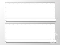 Sidevægge u/vinduer til partytelt PLUS 10m, 2 stk, Hvid