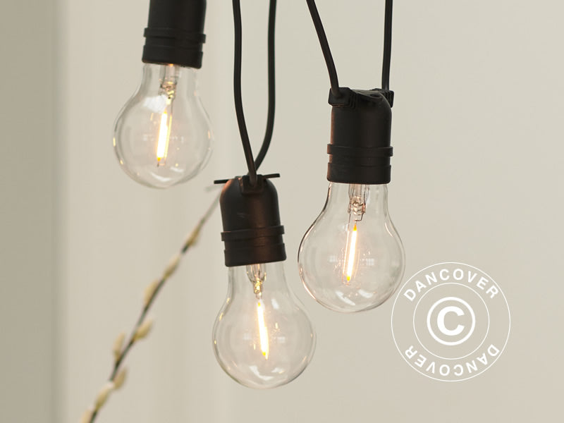 LED lyskæde suppleringssæt, Tobias, Sirius, 4,5m, Klar