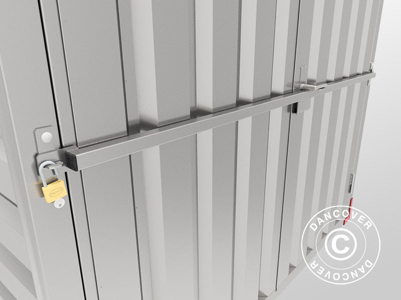 Låsebom til Orion containere, Sølv, 1 stk.