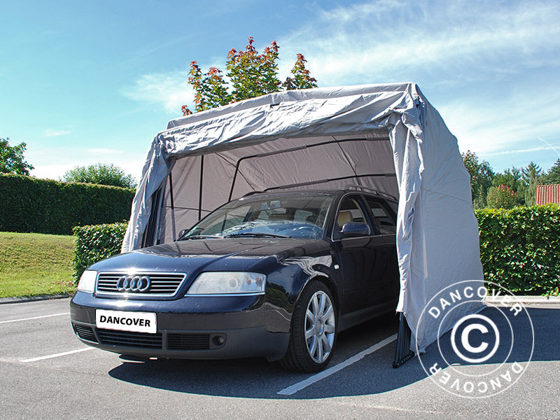 Foldegarage (Bil), 2,8x6,24x2,3m, Grå