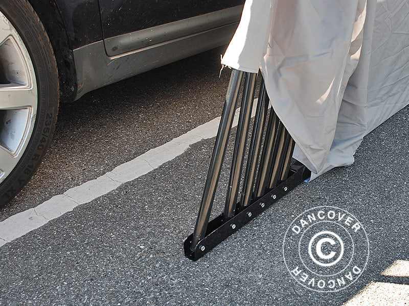 Foldegarage (Bil), 2,8x6,24x2,3m, Grå