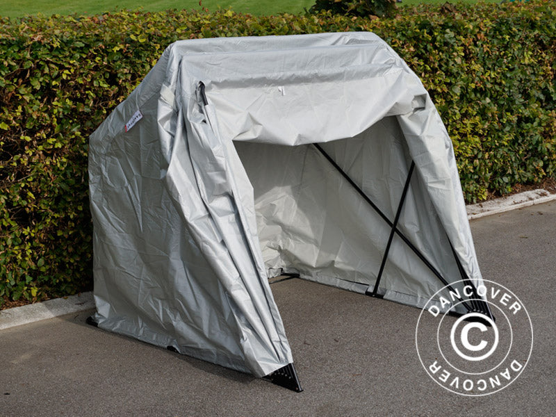 Foldegarage (MC), 1,88x3,45x1,9m, Grå