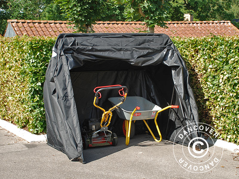 Foldegarage (MC), 1,88x3,45x1,9m, Sort