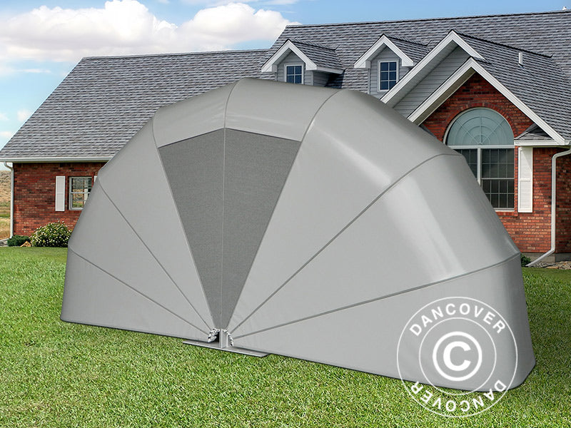 Foldegarage (MC), 1,3x3,2x1,6m, Grå