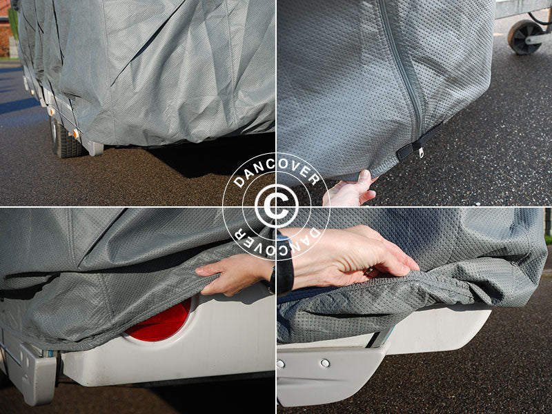 Caravan cover, 5,8x2,5x2,25m, Grå