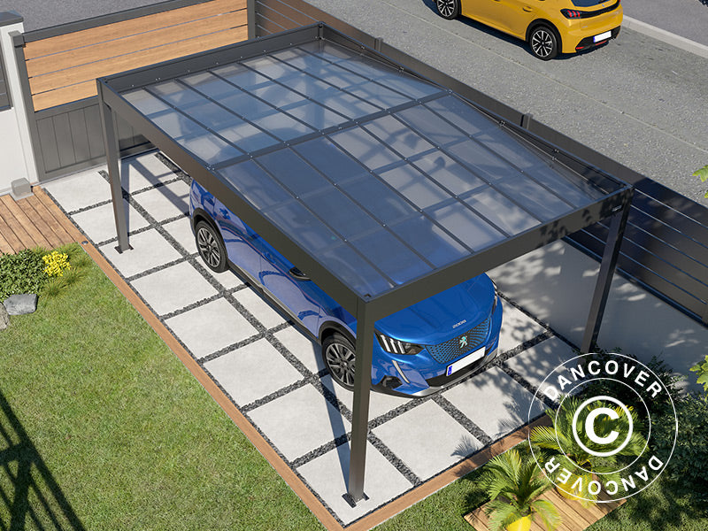Carport Libeccio, 3,26x5,09x2,34m, Antracit