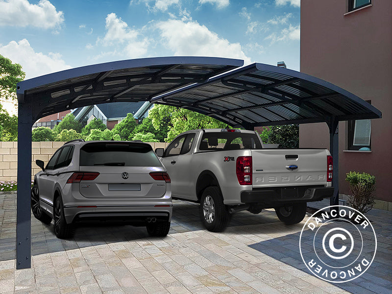 Dobbelt carport Arizona, 5,78x4,95m, Palram/Canopia, Grå