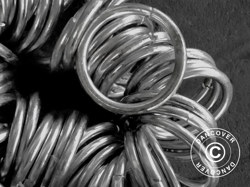 Dyrefold, 1,5x1,22m, 8 stk., Sølv