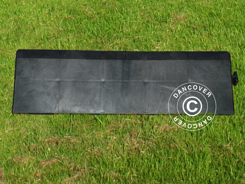 Plastgulv kantstykke, Højre, Antracit