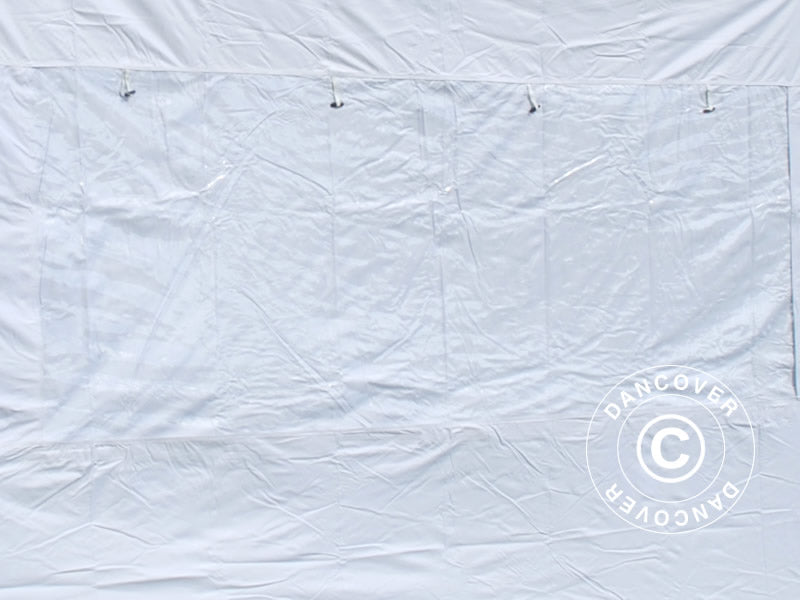 Foldetelt FleXtents® PRO, akutberedskabstelt, 3x3m, Rød/Hvid, inkl. 4 sidevægge