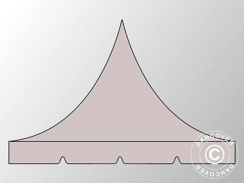 Tagdug til Foldetelt FleXtents PRO Pagoda 3x3m, Latte