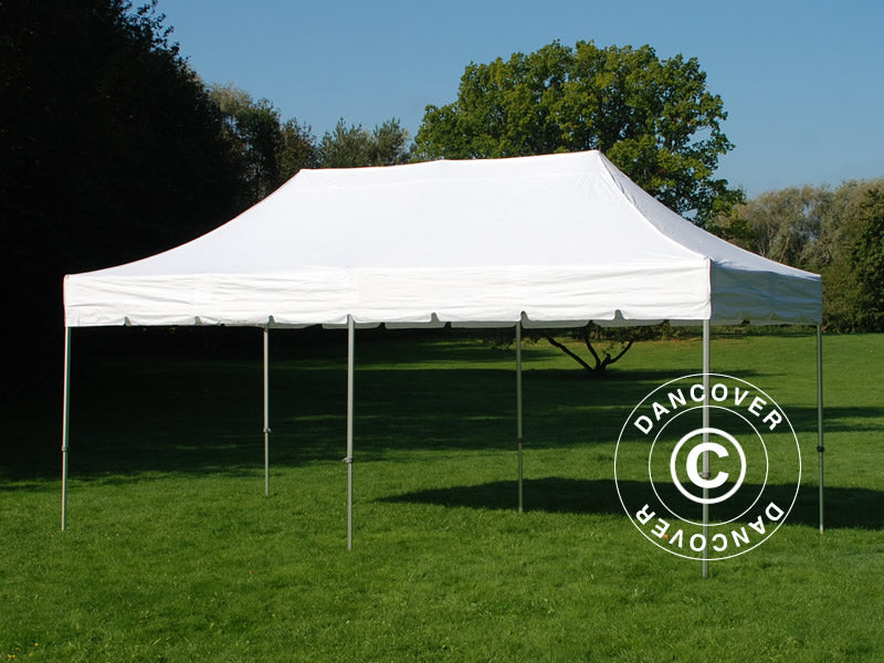 Foldetelt FleXtents PRO "Peaked" 3x6m Hvid