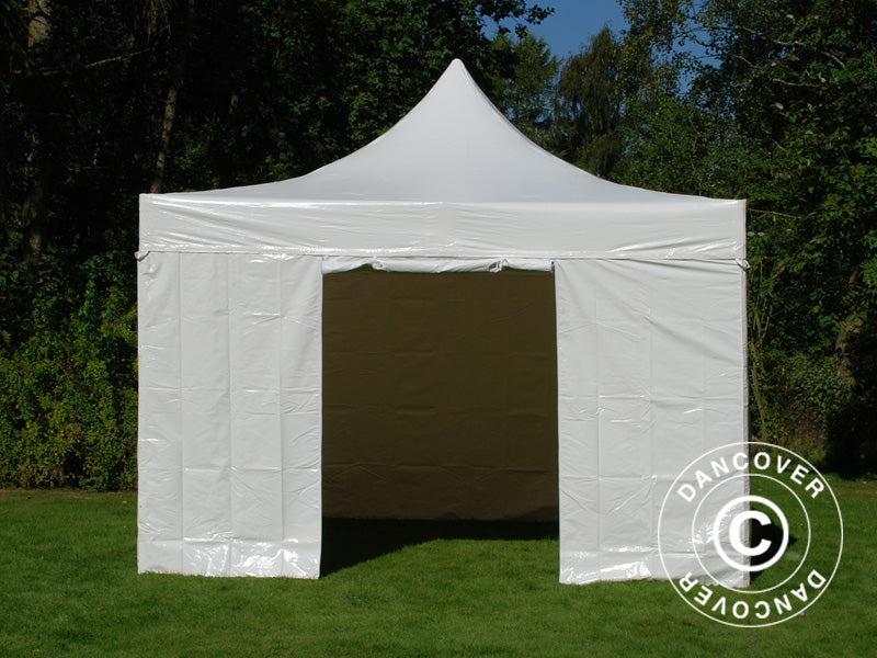 Foldetelt FleXtents Xtreme 50 Heavy Duty 4x4 m, Hvid inkl. 4 sider