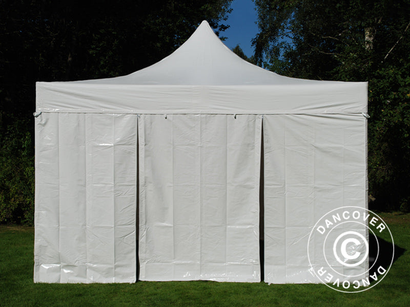 Foldetelt FleXtents Xtreme 50 Heavy Duty 4x4 m, Hvid inkl. 4 sider