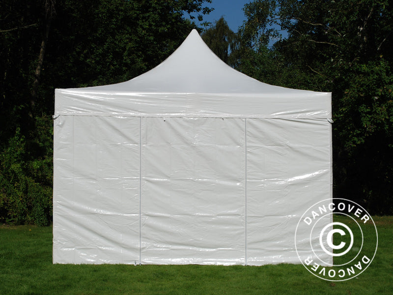 Foldetelt FleXtents Xtreme 50 Heavy Duty 4x4 m, Hvid inkl. 4 sider