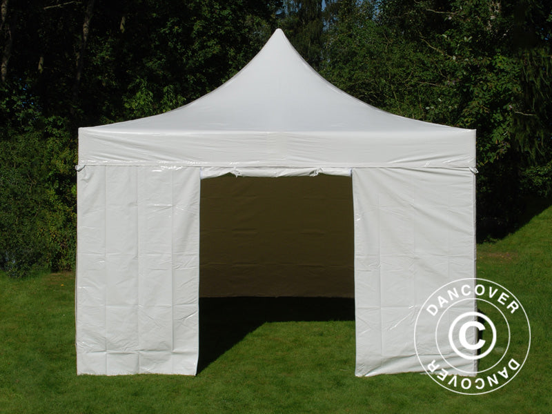 Foldetelt FleXtents Xtreme 50 Heavy Duty 4x4 m, Hvid inkl. 4 sider