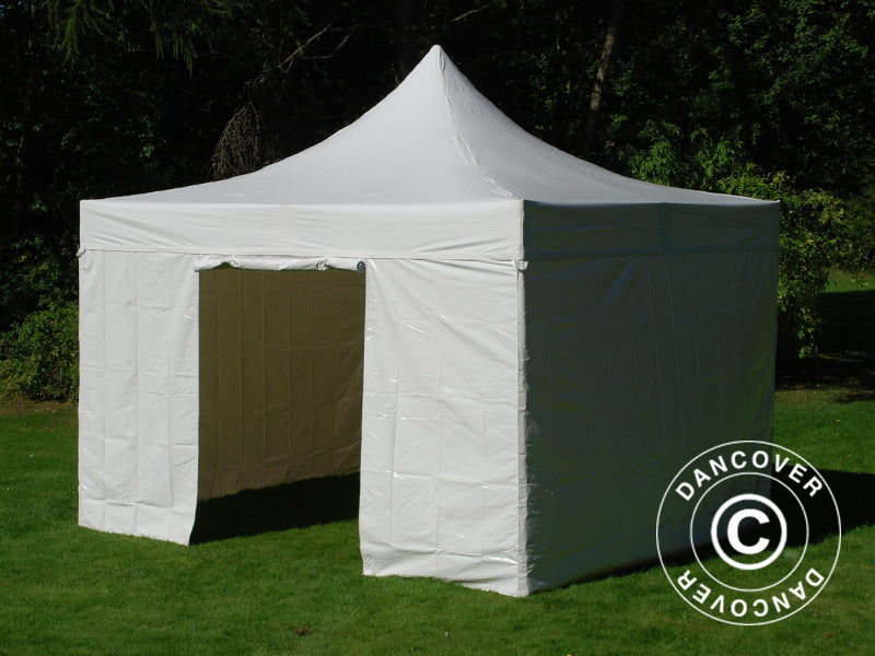 Foldetelt FleXtents Xtreme 50 Heavy Duty 4x4 m, Hvid inkl. 4 sider