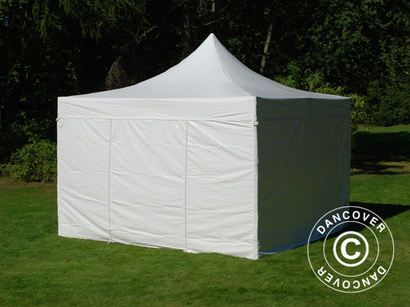 Foldetelt FleXtents Xtreme 50 Heavy Duty 4x4 m, Hvid inkl. 4 sider