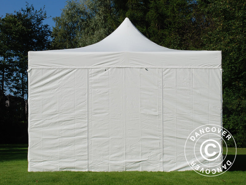 Foldetelt FleXtents Xtreme 50 Heavy Duty 4x8m Hvid, inkl. 6 sider
