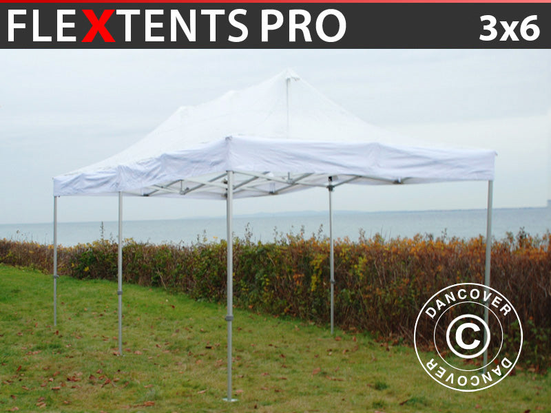 Foldetelt FleXtents PRO 3x6m Transparent