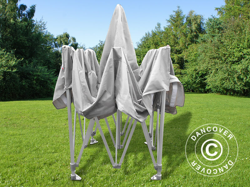 Foldetelt FleXtents PRO Peak Pagoda 3x3m Latte, inkl. 4 sider