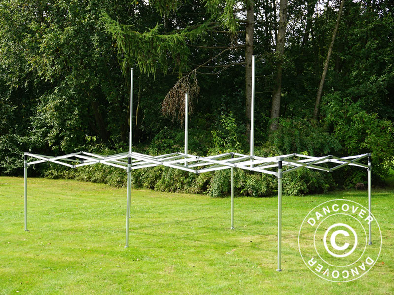 Foldetelt FleXtents PRO Peak Pagoda 3x6m Latte, inkl. 6 sider