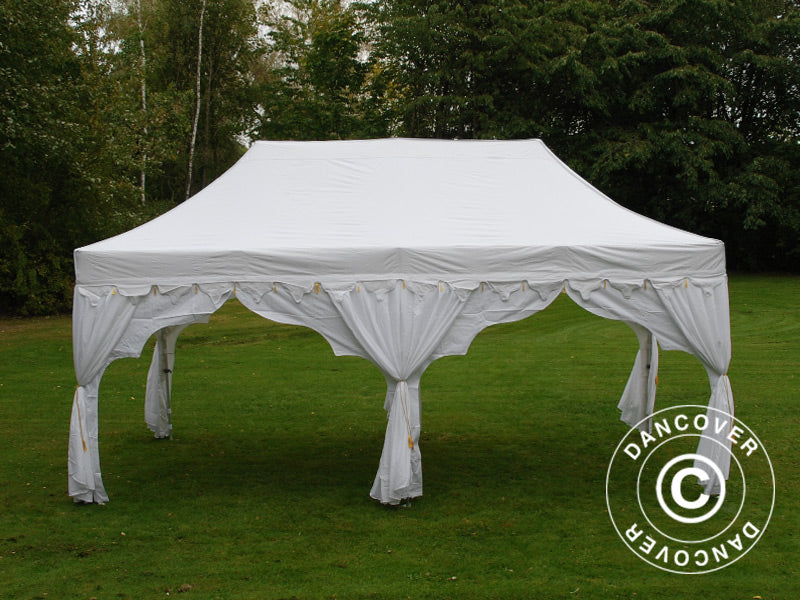 Foldetelt FleXtents PRO "Raj" 3x6m Hvid/Guld