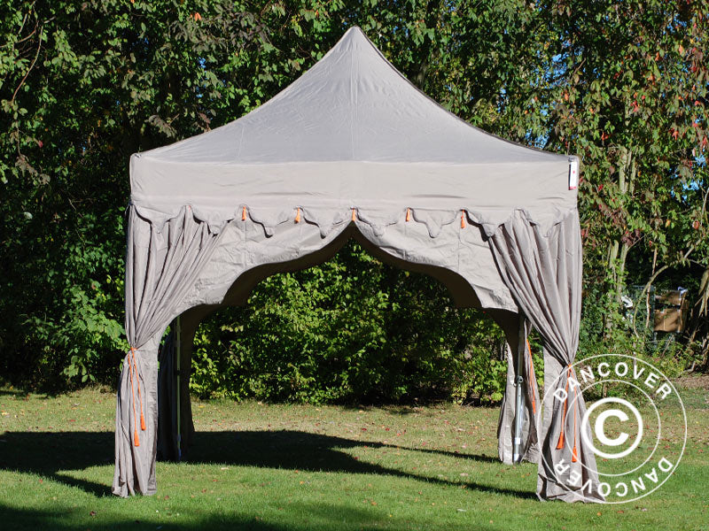 Foldetelt FleXtents PRO "Raj" 3x3m Latte/Orange